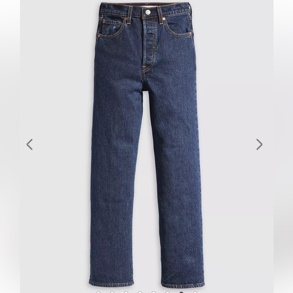 RIBCAGE STRAIGHT ANKLE WOMEN'S JEANS - Picture 4 of 5